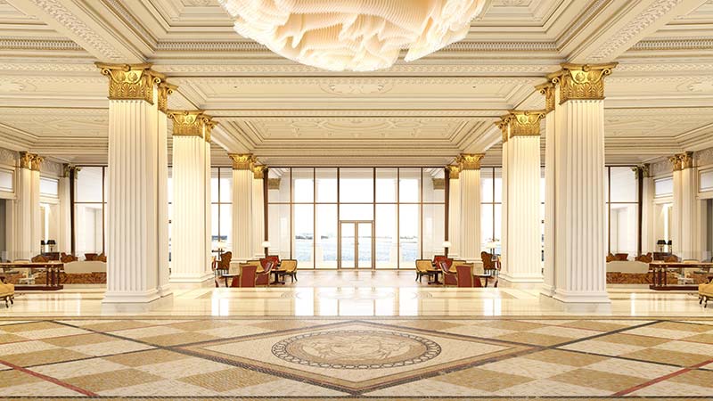 Palazzo Versace Dubai lobby